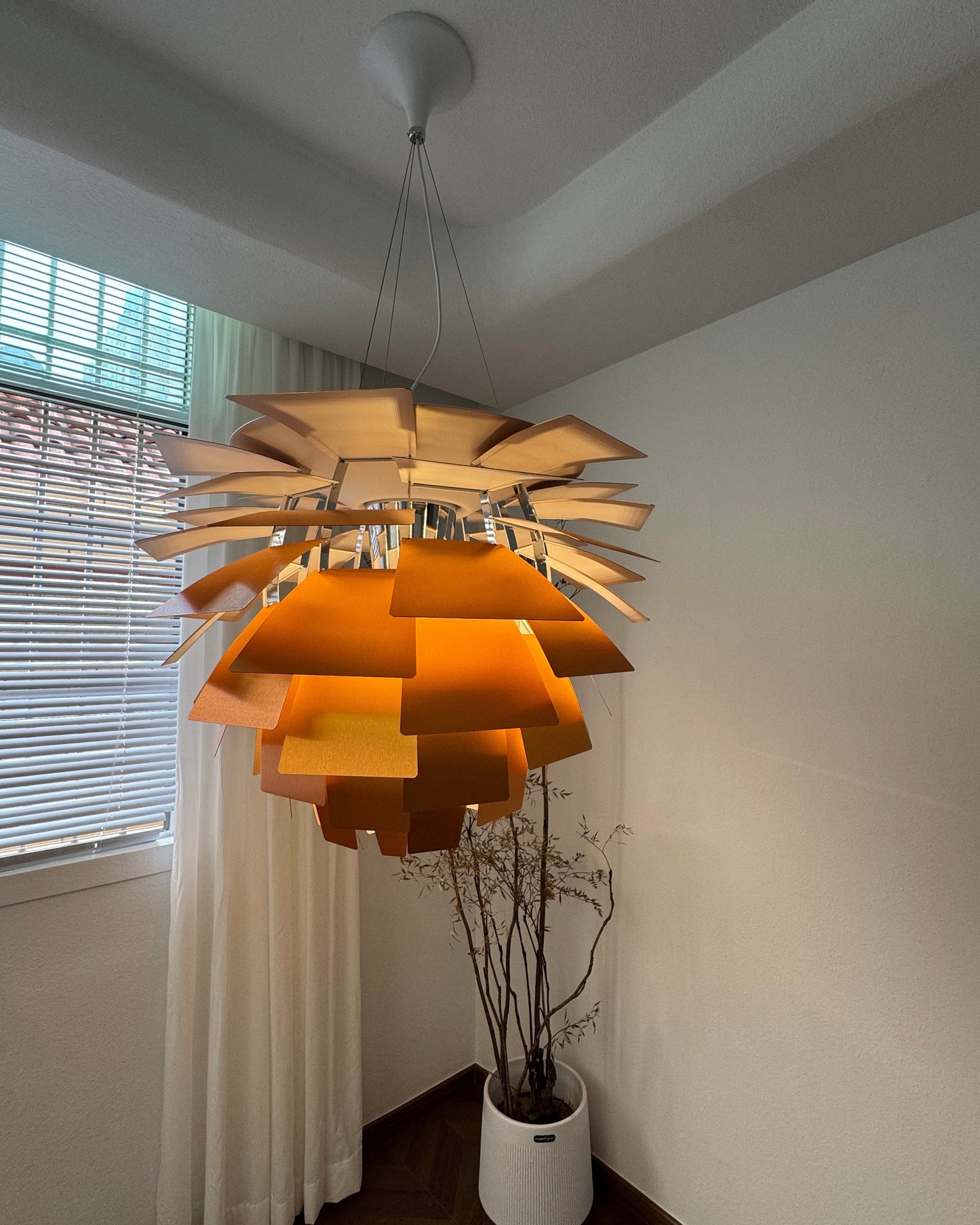 Hanglamp Dennenappel Metaal Klassiek Warm Wit Verstelbaar Snoer Woonkamer