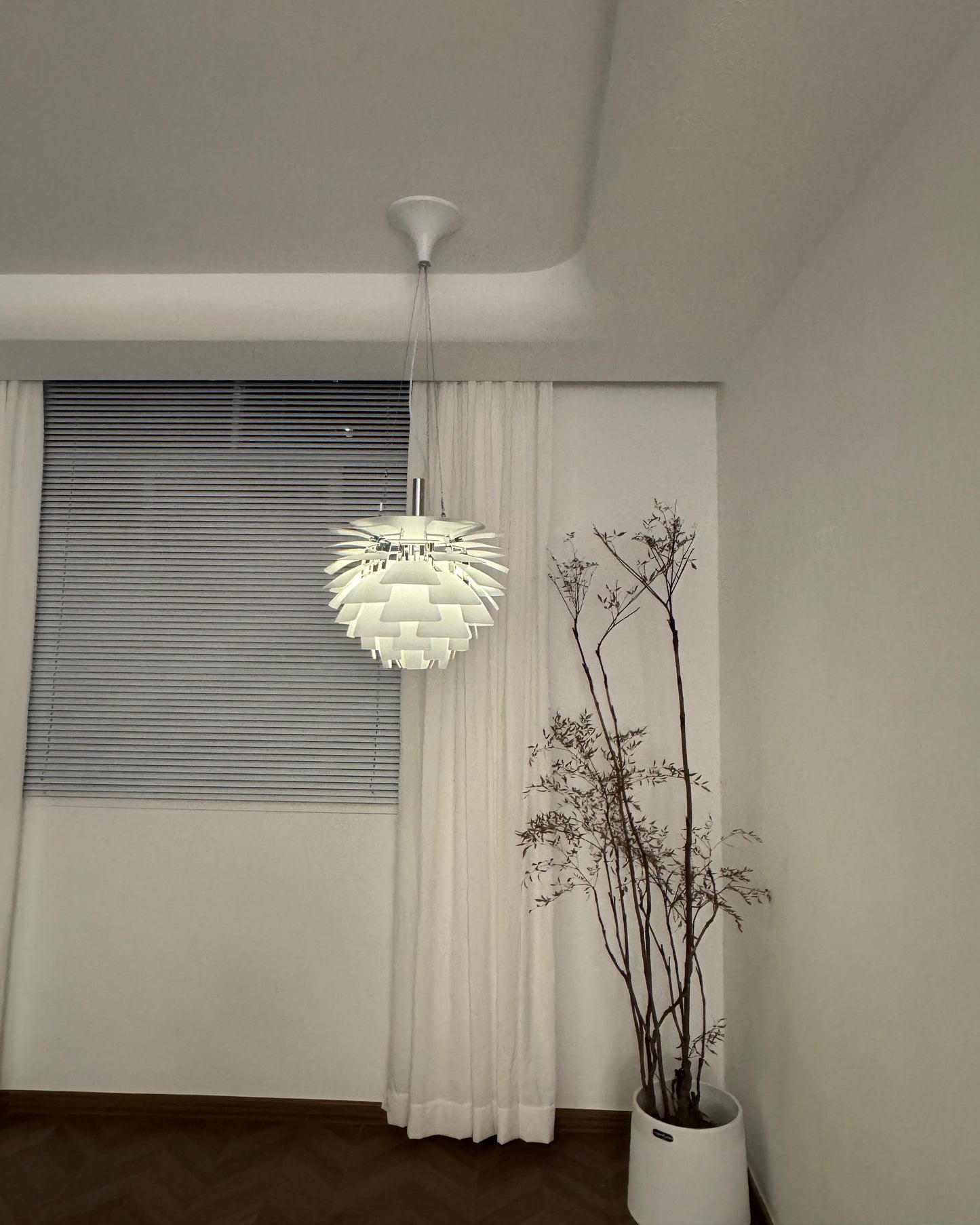 Hanglamp Dennenappel Metaal Klassiek Warm Wit Verstelbaar Snoer Woonkamer