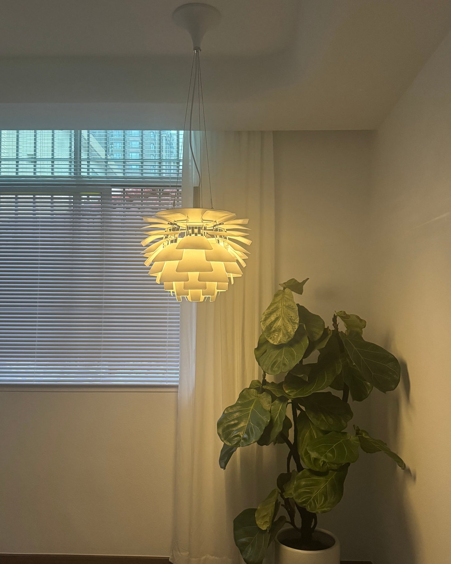 Hanglamp Dennenappel Metaal Klassiek Warm Wit Verstelbaar Snoer Woonkamer