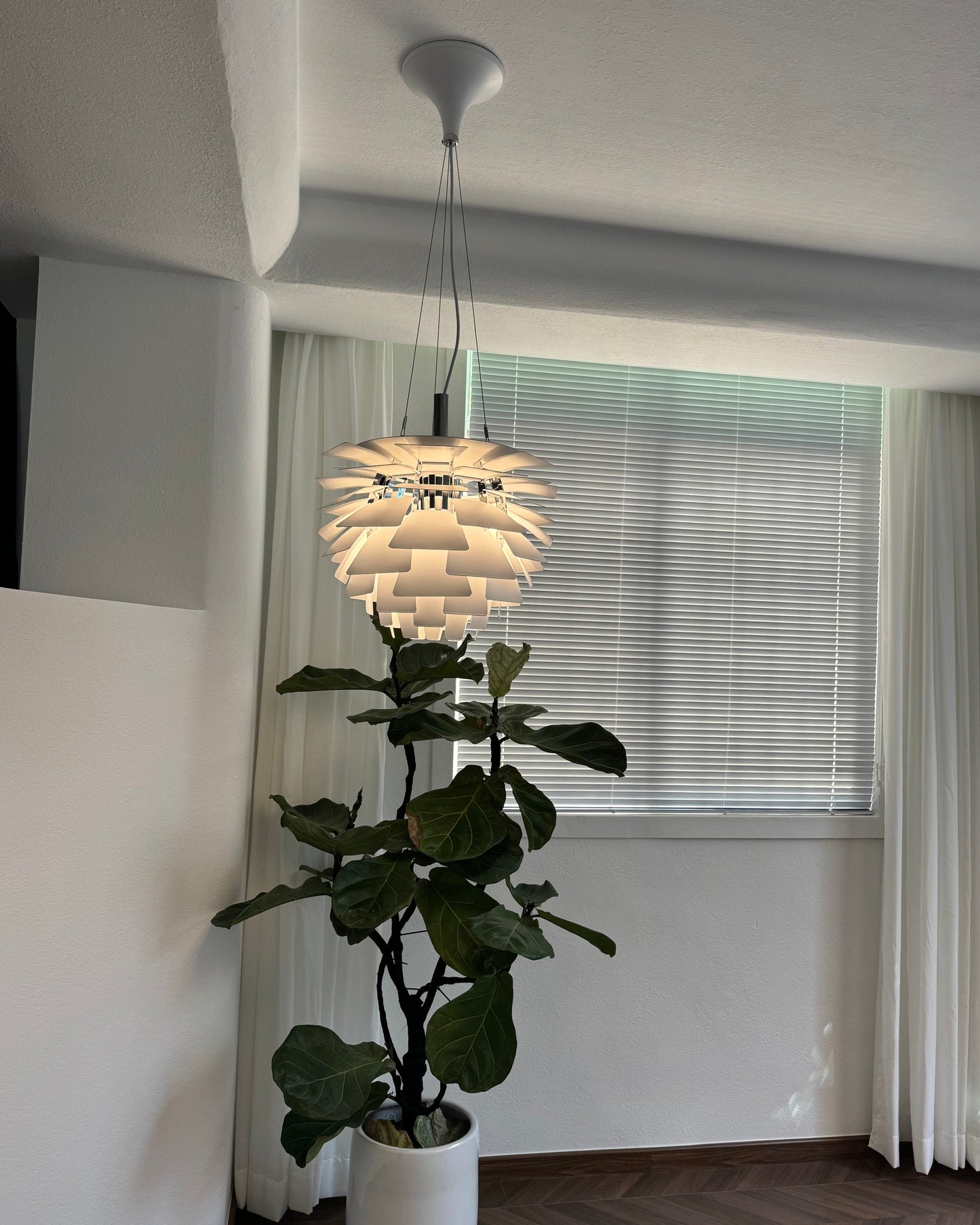 Hanglamp Dennenappel Metaal Klassiek Warm Wit Verstelbaar Snoer Woonkamer