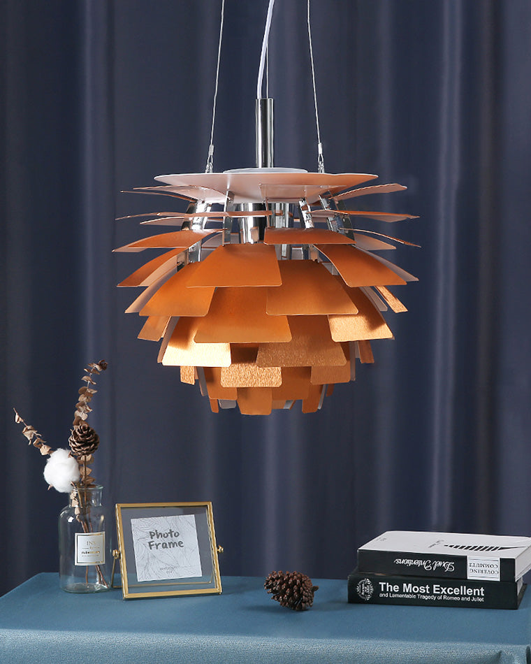 Hanglamp Dennenappel Metaal Klassiek Warm Wit Verstelbaar Snoer Woonkamer