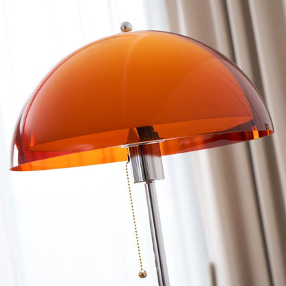 Tavino vloerlamp hout metaal amber woonkamer leeslamp retro design sfeerverlichting moderne staande lamp