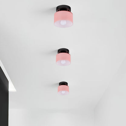 Plafondlamp Glas Retro E27/E26 Amber Keuken Hal Woonkamer Rond Design Sfeerverlichting Vintage Stijl