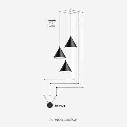 Stella hanglamp – aluminium geometrisch design met verstelbare kabellengte en LED-verlichting