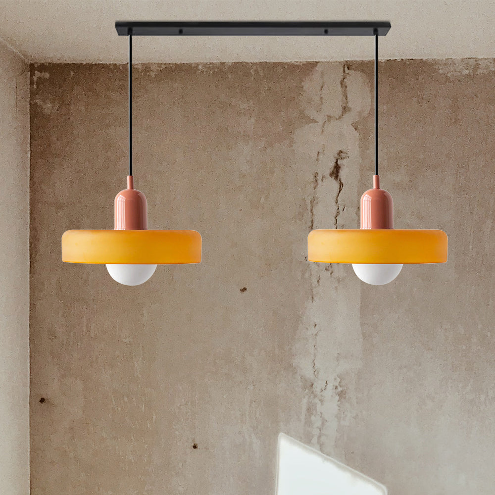 Luccon Dubbele Hanglamp Glas G9 35 cm Modern Eettafel Woonkamer Design Verlichting