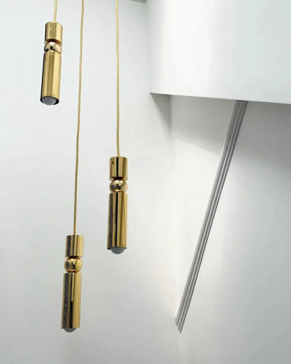 Sculptuurlamp Hanglamp met Vloeiende Vormen Zwart Goud Zilver 1-3-5 Lichtpunten Modern Design Eetkamer Woonkamer Slaapkamer Verlichting