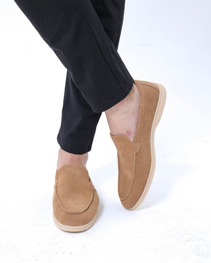 Heren Suède Loafers Luxe Stijl Leer Schoenen