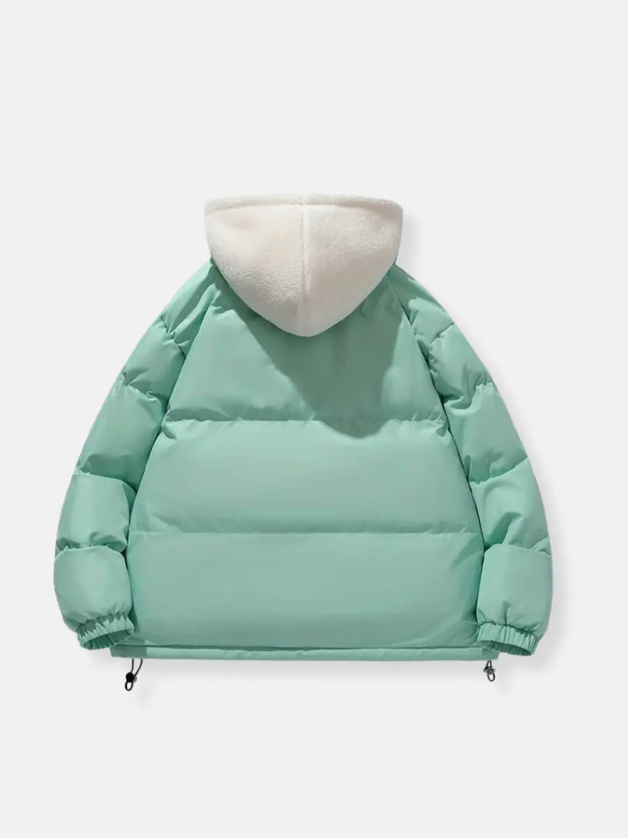 Dunne Warme Vrouwenjas met Rits Waterproof