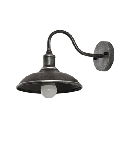 Vierkante Buitenlamp met Minimalistisch Frame Zwart Bruin Zilver 24x23cm 29x23cm Tuinverlichting Wandlamp Buiten Moderne Buitenlamp Terrasverlichting