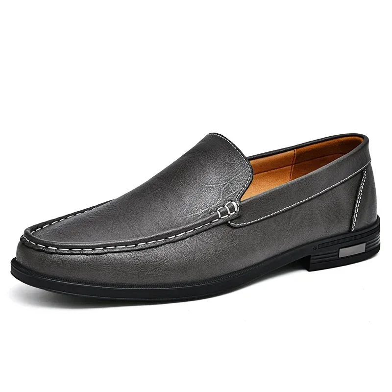 Leren Mocassino's Italiaanse Stijl