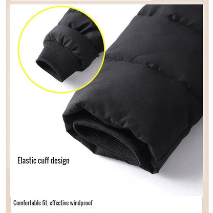 Warme Winterjas Met Capuchon Waterdicht en Comfy