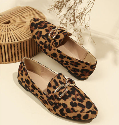 Dames Loafers Panterprint Zacht en Stijlvol