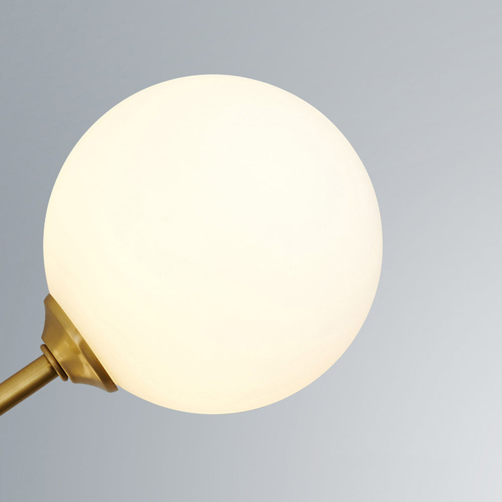 Hanglamp Glas Bollen Modern Zwart Koper 6/8-Lichts G9 Verlichting