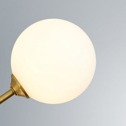 Hanglamp Glas Bollen Modern Zwart Koper 6/8-Lichts G9 Verlichting