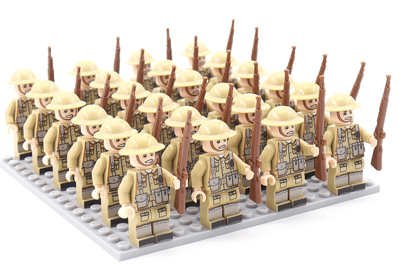Historisch Figuren Bouwblokken Set 21-Delig – Verzamelbare Minifiguren uit 8 Landen met Accessoires