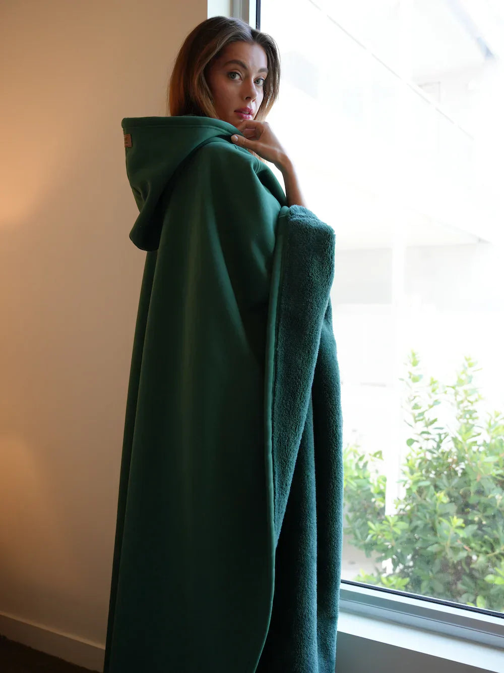Zachte Fleece Hoodie Deken voor op de Bank