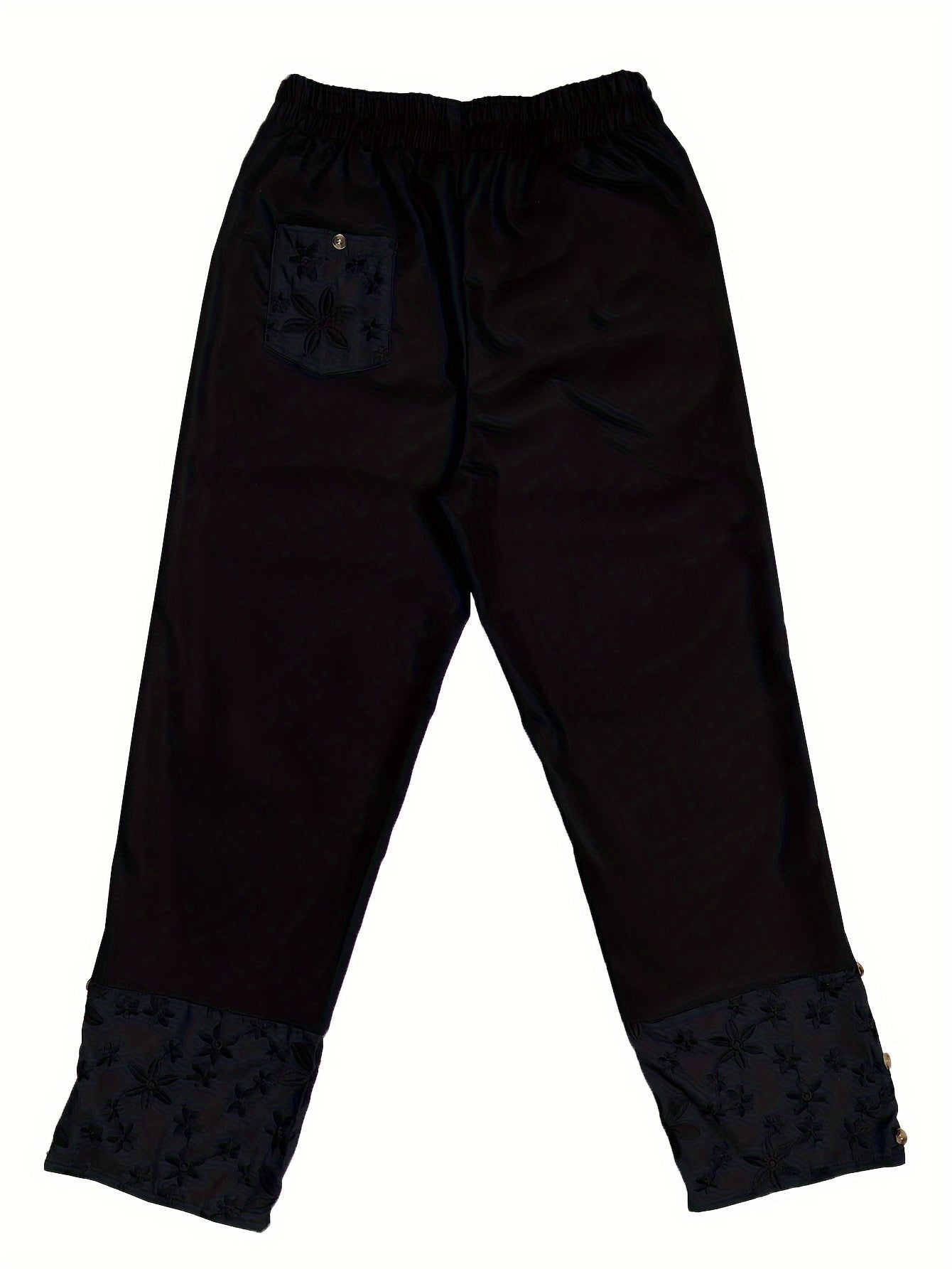 Dames Broek Elastische Band en Kantdetail