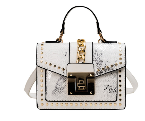 Dames Schoudertas Slangenprint Lederlook Modieus Model