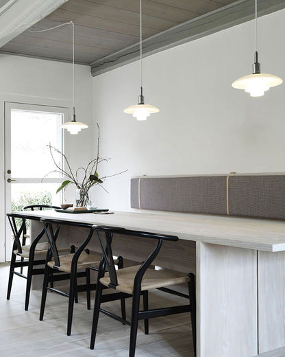 Hanglamp Glas Rond Scandinavisch Wit LED Woonkamer Eetkamer Slaapkamer Modern