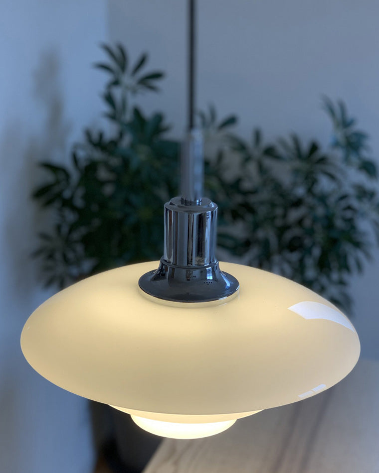 Hanglamp Glas Rond Scandinavisch Wit LED Woonkamer Eetkamer Slaapkamer Modern