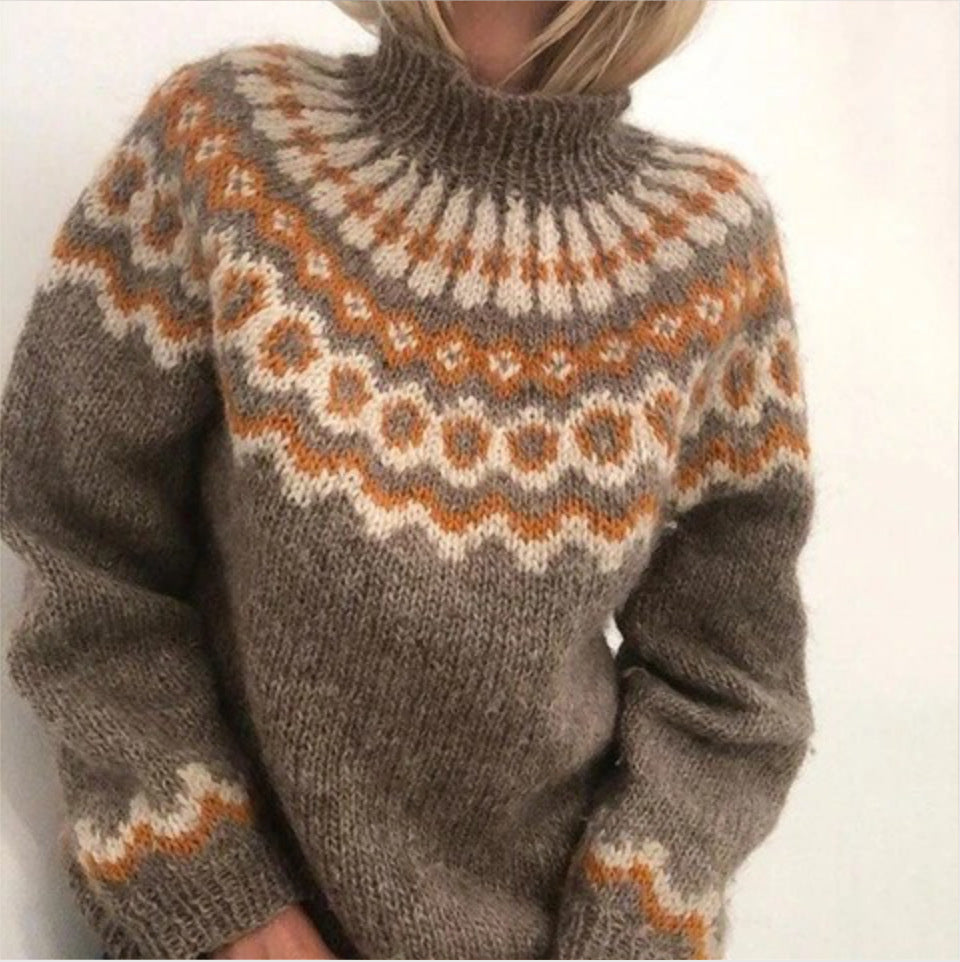 Vrouwen Wintertrui Zacht Comfortabel Warm - StudioMarella