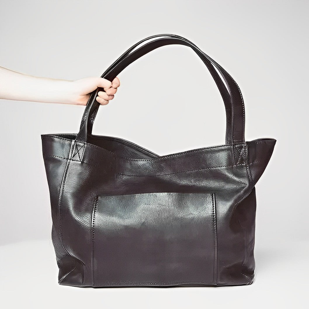 Leren Schoudertasje Vintage Stijl