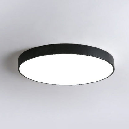 Ronde LED Plafondlamp Scandinavisch Design Metalen Slaapkamerlamp Extra-dun Plafondverlichting Nordic Sfeervolle Dimbare Opbouw