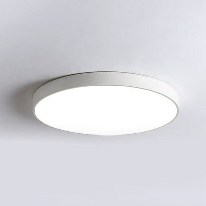 Ronde LED Plafondlamp Scandinavisch Design Metalen Slaapkamerlamp Extra-dun Plafondverlichting Nordic Sfeervolle Dimbare Opbouw
