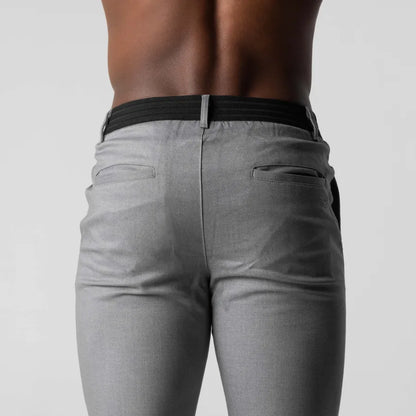 Rekbaar Chino Broek Heren Slim Fit Comfortabel