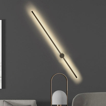 Wandlamp LED Staf Aluminium Zwart Goud 60cm 80cm Woonkamer Slaapkamer Studeerkamer Lijnlamp Minimalistisch Modern Sfeerlamp