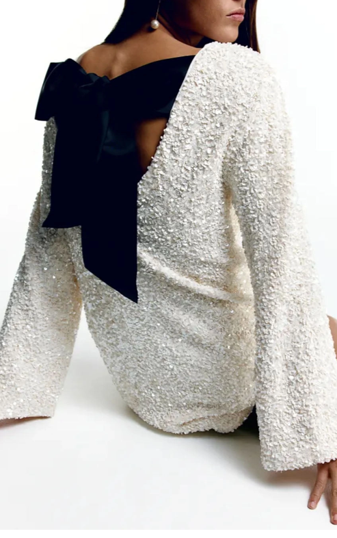 Glamour Cocktail Jurk Glitter Feestjurk voor Vrouw