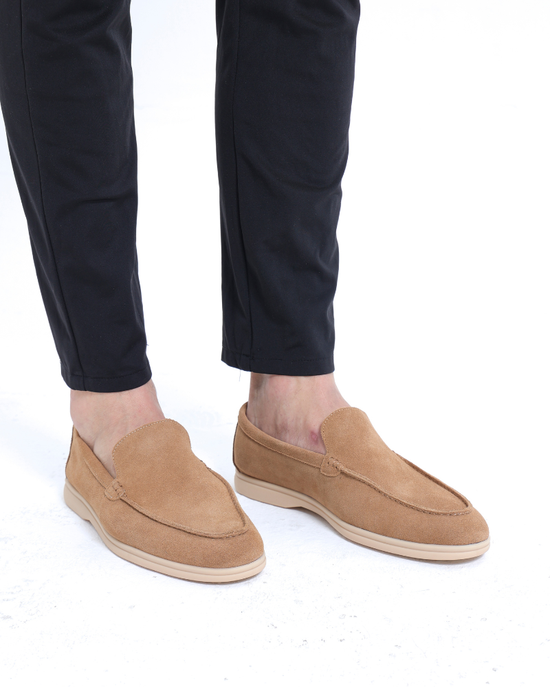 Heren Suède Loafers Luxe Stijl Leer Schoenen