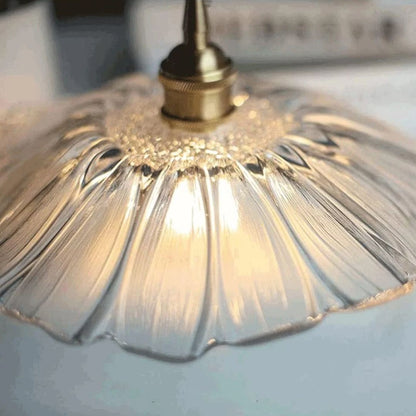 Cullivan Flower Hanglamp Glas Metaal Rood E27 Eettafel Verlichting Vintage Bloem Lamp Hal Sfeerverlichting
