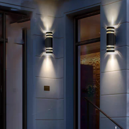 Buiten Wandlamp Up Down Gevelverlichting Waterdicht IP65 E27 Zwart
