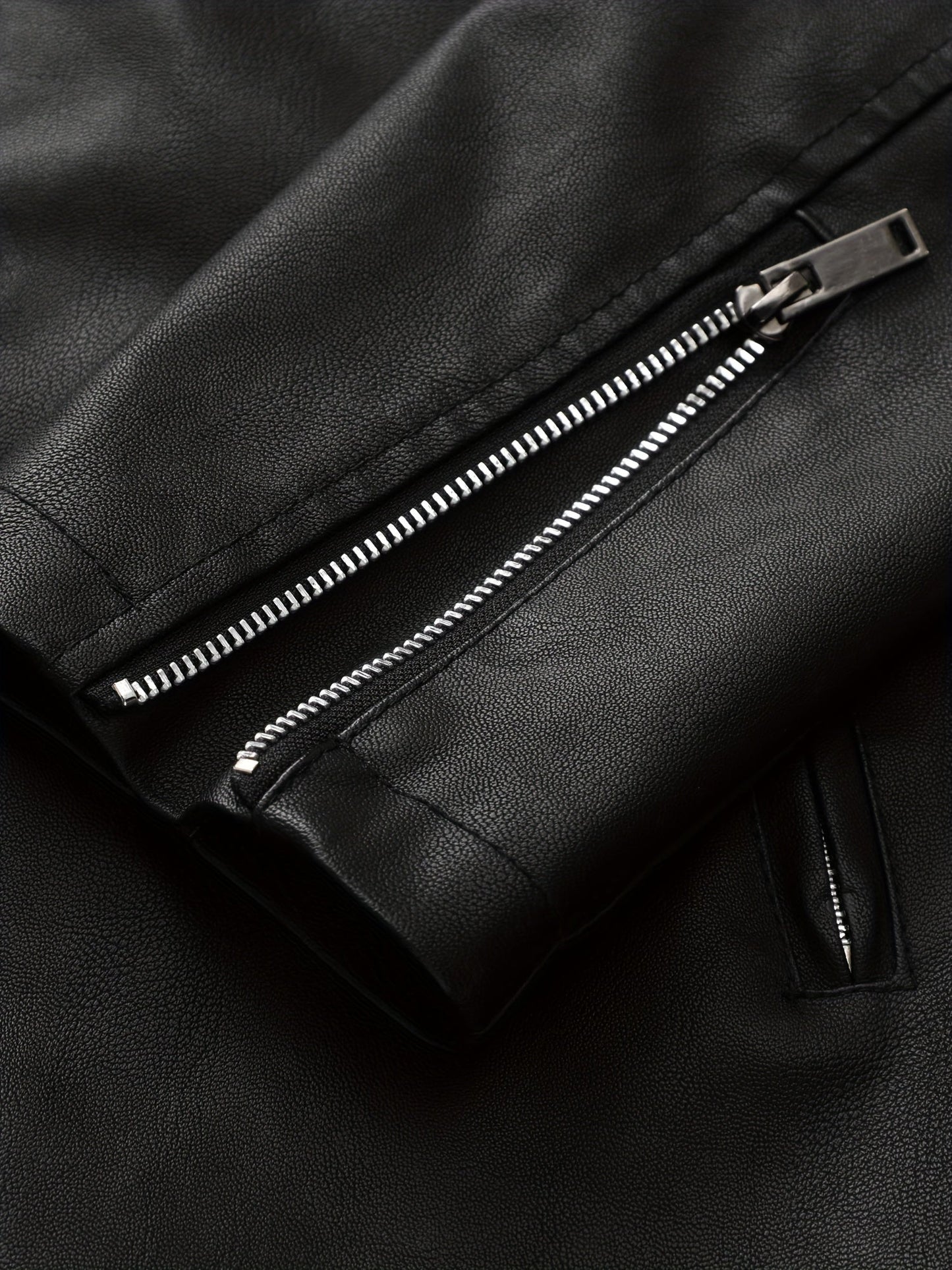 Leren Jas Met Rits Elegant Design