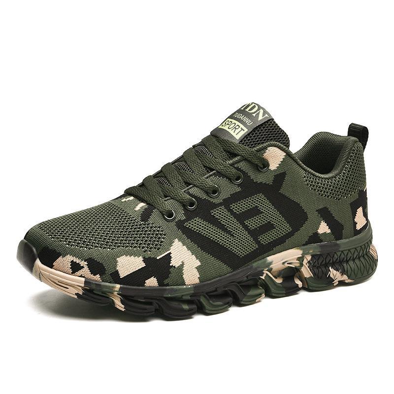 Dames Sneaker Orthopedisch Comfortabel Groen Army Stijl