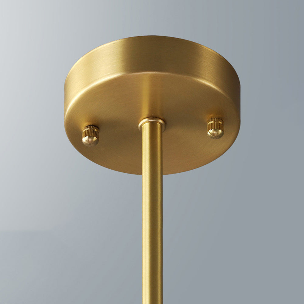Hanglamp Glas Bollen Modern Zwart Koper 6/8-Lichts G9 Verlichting