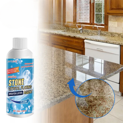 Steenreiniger Roest Oxidatie 100ml Set 2 Stuks Biologisch Afbreekbaar Graniet Marmer Beton Tegels Binnen Buiten Natuursteen Vlekverwijderaar