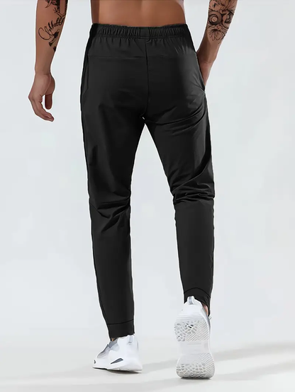 Heren Sportbroek Elastisch met Ritsen en Stretch