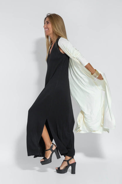 Vrouwen Jurk en Gilet Set Strakke Pasvorm
