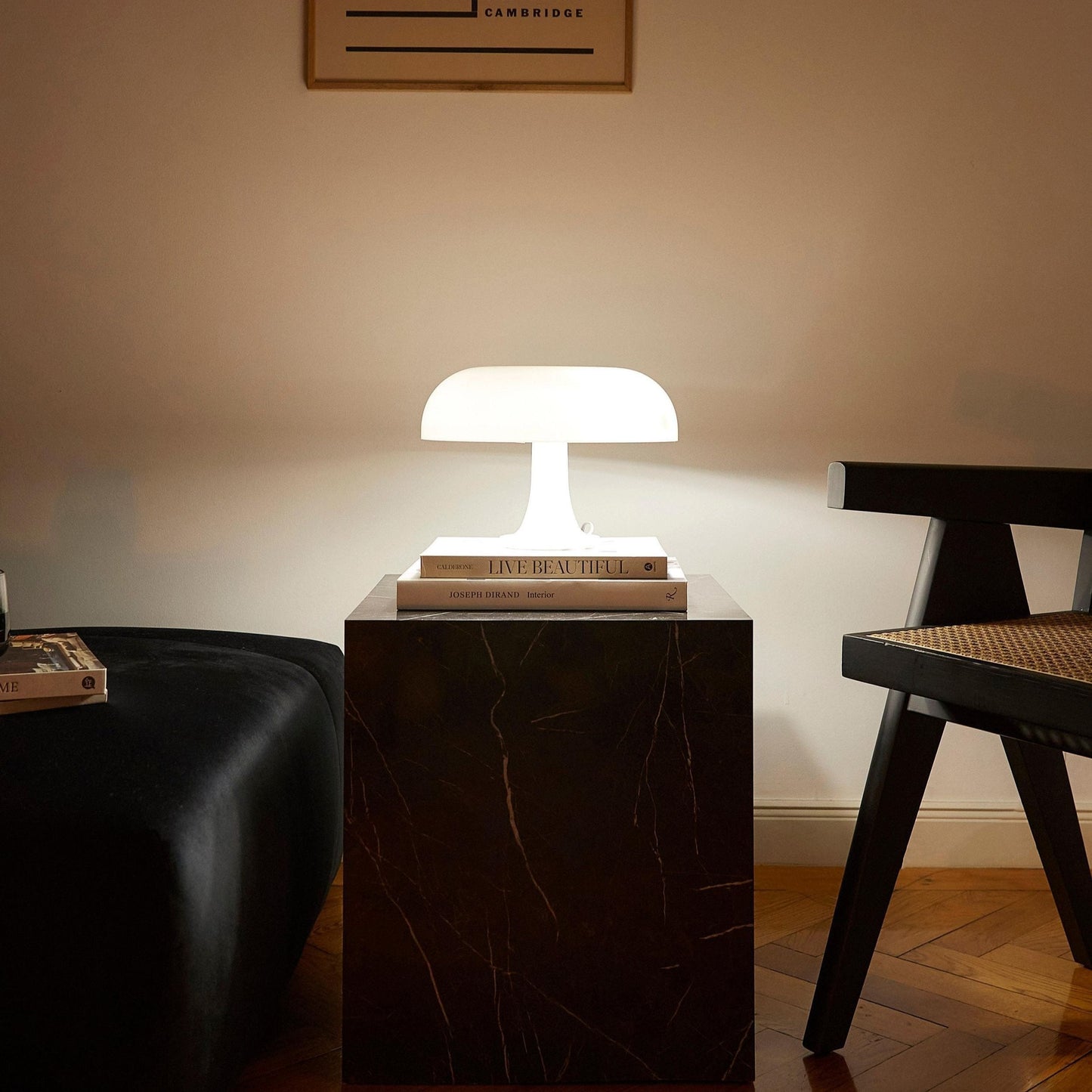 Retro Paddenstoellamp LED Dimbaar Tafellamp Warm Wit Verlichting Scandinavisch Design