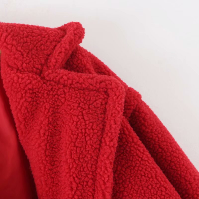 Dames Teddyjas Lange Warme Luxe Stijl