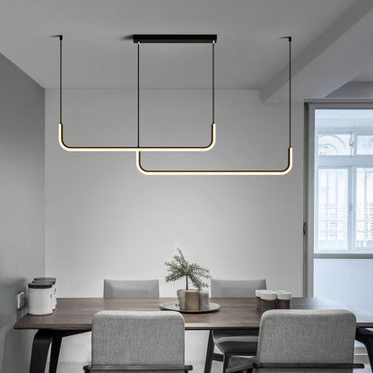Dumont Bar Hanglamp Metaal Zwart LED Eettafel Kookeiland Moderne Hanglamp Scandinavisch Design