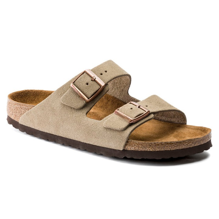 Comfortsandalen Unisex Suède Met Extra Ondersteuning
