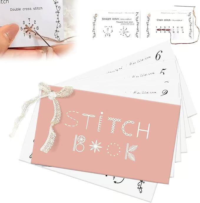 Mini Borduurboek voor Creatieve Handwerkprojecten – Leer 50+ Steektechnieken