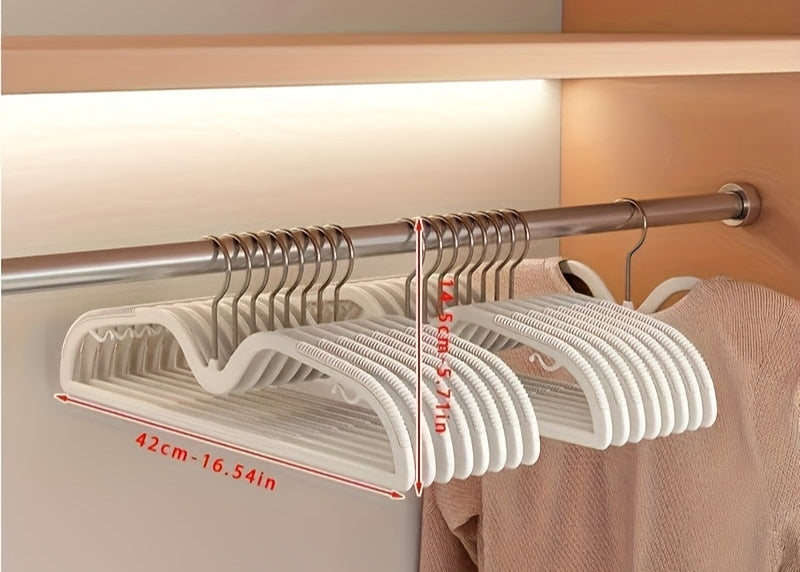 Ruimtebesparende Kledinghangers Antislip Draaibare Haak Compacte Garderobe Organisatie Korte Hals Hangertjes Set Slimdoorns voor Shirts Jurken Blouses Overhemden