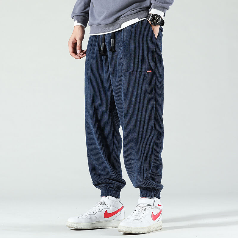 Heren Corduroy Broek Comfortabel en Ruim Zittend - StudioMarella