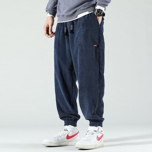 Heren Corduroy Broek Comfortabel en Ruim Zittend - StudioMarella