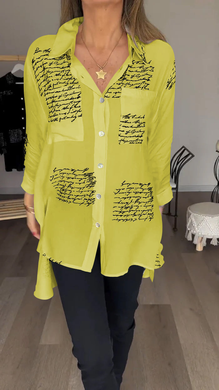 Vrouwelijke Blouse Met Print voor Stijlvolle Dames