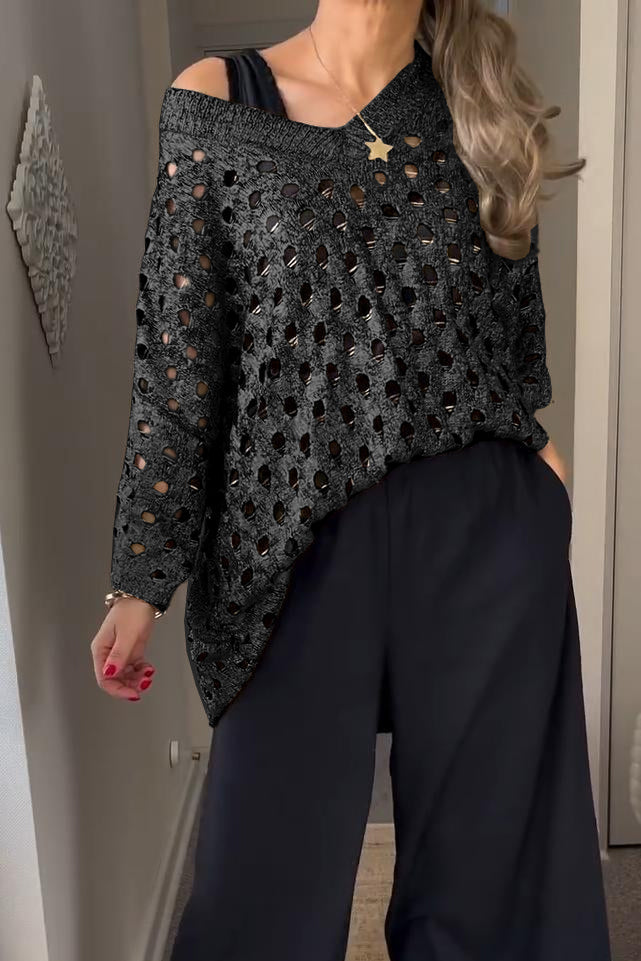 Glanzende Metallic Top voor Vrouw Zomerse Jurk